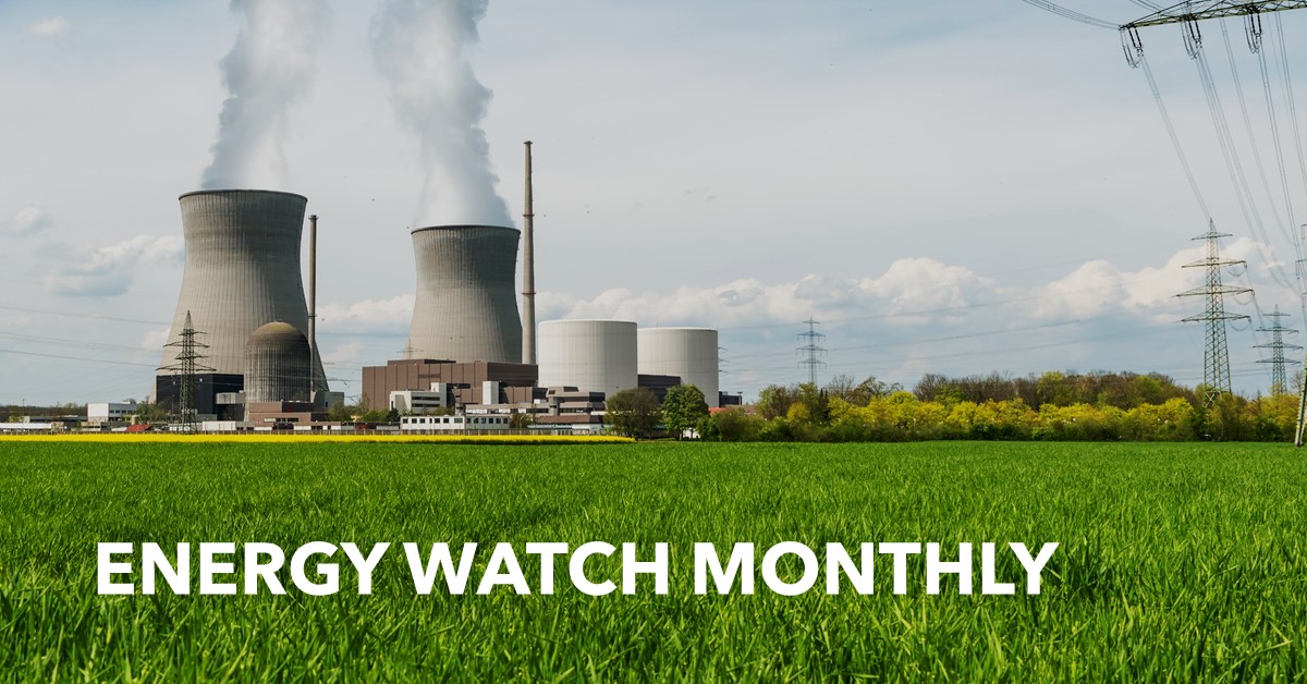 Energy Watch Monthly Graphic