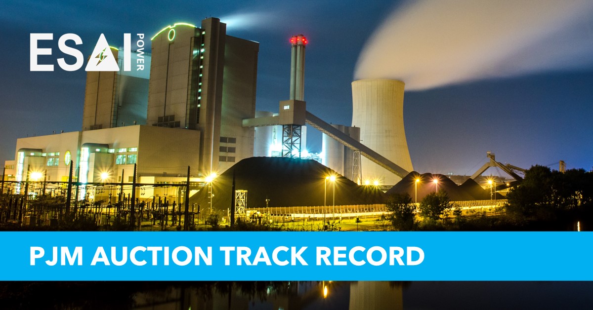 PJM Capacity Auction Track Record 2016 2023 ESAI Power