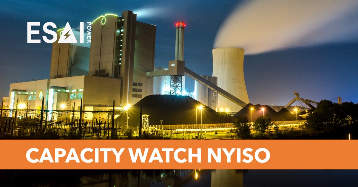 Capacity Watch™ NYISO | Products | ESAI Power LLC